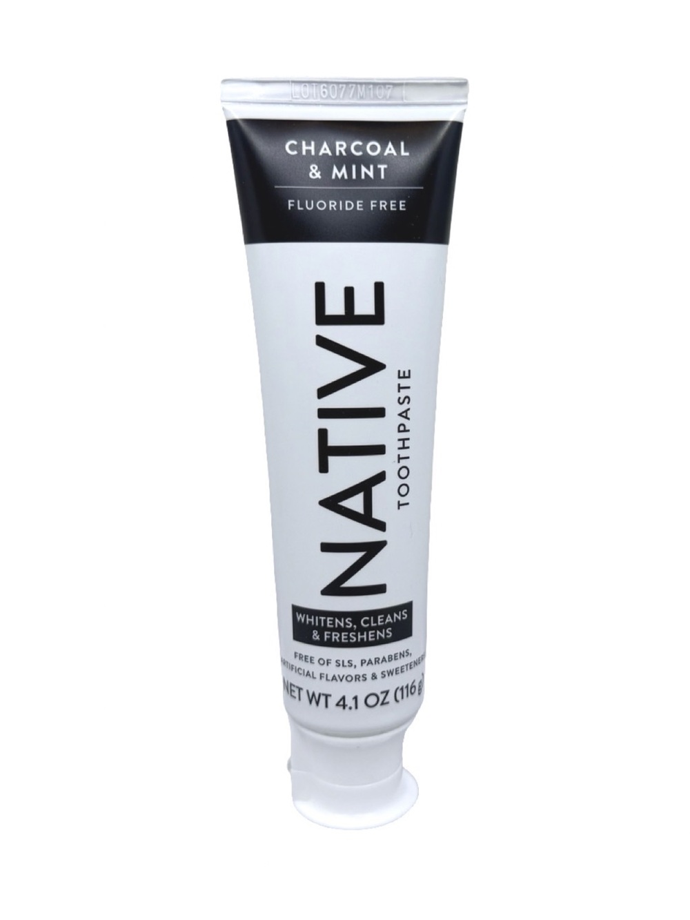 Native Toothpaste - 4.1 oz / 116g - Charcoal + Mint
